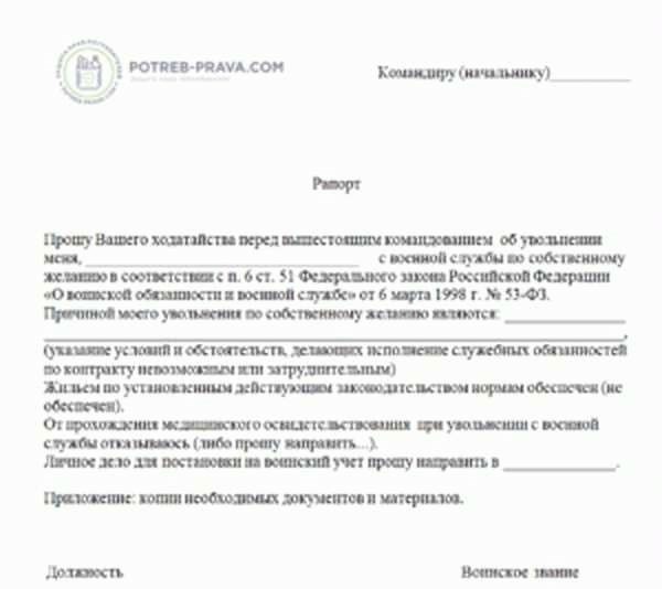 Образец вещественного доказательства при увольнении с военной службы: